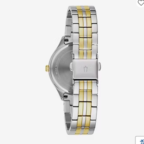 Bulova Classic Womens Two Tone Stainless Steel Bracelet Watch 98p115 NWT - Picture 3 of 7
